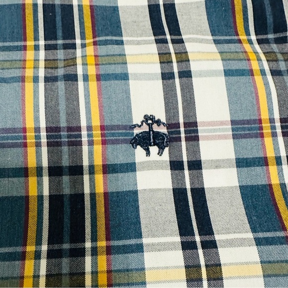 NWOT Men’s Brooks Brothers Plaid Button Shirt 3XLT Quiet Luxury Business Casual - Picture 4 of 5